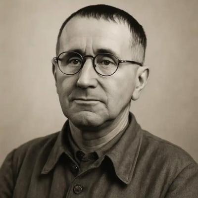 Photograph of Bertolt Brecht