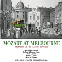 Front cover art for Mozart at Melbourne