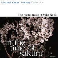 Front cover art for In the Time of Sakura - the Piano Music of Mike Nock