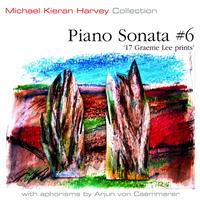 Front cover art for Piano Sonata #6: 17 Graeme Lee Prints