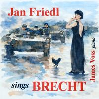 Front cover art for Jan Friedl sings Brecht