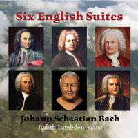 Front cover art for Six English Suites - Johann Sebastian Bach