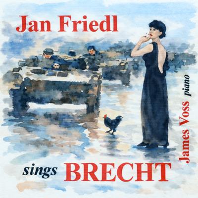 Front cover art for Jan Friedl sings Brecht