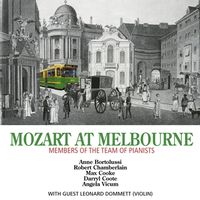 Front cover art for Mozart at Melbourne