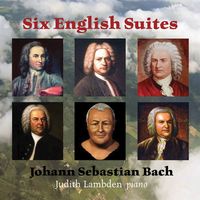 Front cover art for Six English Suites - Johann Sebastian Bach