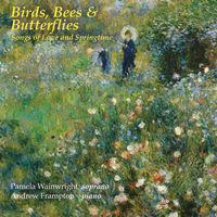 Front cover art for Birds Bees and Butterflies