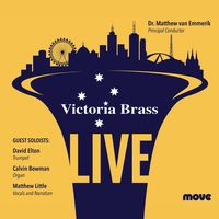 Front cover art for Victoria Brass Live