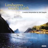 Front cover art for Landscapes of Middle Earth
