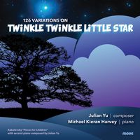 Front cover art for 126 Variations on "Twinkle Twinkle Little Star"