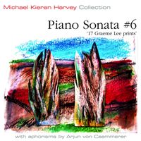 Front cover art for Piano Sonata #6: 17 Graeme Lee Prints