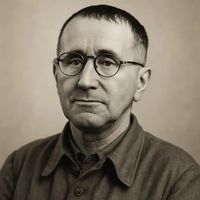 Photograph of Bertolt Brecht
