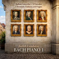 Front cover art for Bach Piano 1