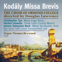 Front cover art for Kodaly Missa Brevis