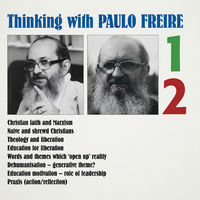Front cover art for Thinking with Paulo Freire Front cover art for Thinking with Paulo Freire
