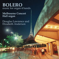 Front cover art for Bolero – music for organ 4 hands Front cover art for Bolero – music for organ 4 hands