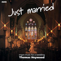 Front cover art for Just Married – organ music for a wedding Front cover art for Just Married – organ music for a wedding