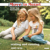 Front cover art for Move to Mozart - Music for movement: resting and running
