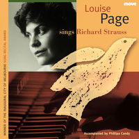 Front cover art for Louise Page sings Richard Strauss Front cover art for Louise Page sings Richard Strauss