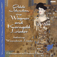 Front cover art for Adele Johnston sings Wagner and Korngold Lieder Front cover art for Adele Johnston sings Wagner and Korngold Lieder