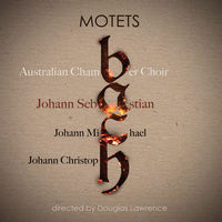 Front cover art for Bach Motets Front cover art for Bach Motets