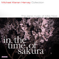 Front cover art for In the Time of Sakura - the Piano Music of Mike Nock
