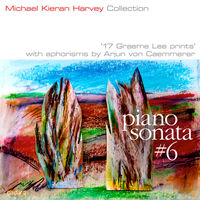 Front cover art for Piano Sonata #6: 17 Graeme Lee Prints
