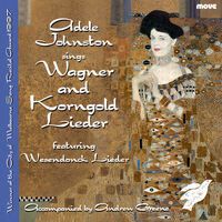 Front cover art for Adele Johnston sings Wagner and Korngold Lieder Front cover art for Adele Johnston sings Wagner and Korngold Lieder