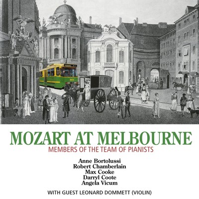 Front cover art for Mozart at Melbourne
