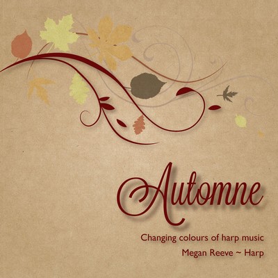 Front cover art for Automne: Changing colours of harp music