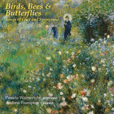 Front cover art for Birds Bees and Butterflies