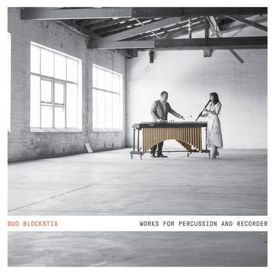 Front cover art for Duo Blockstix – Works for Percussion and Recorder