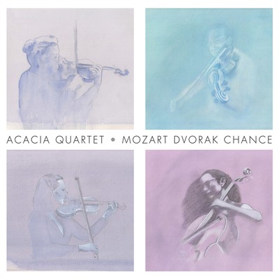 Front cover art for Acacia Quartet: Mozart Dvorak Chance