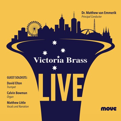 Front cover art for Victoria Brass Live