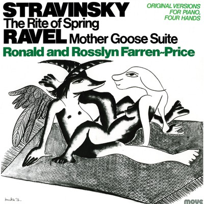 Front cover art for Stravinsky: The Rite of Spring (piano four hands)