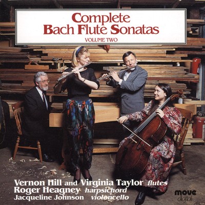 Front cover art for Complete Bach Flute Sonatas, Volume 2