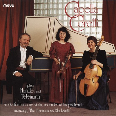 Front cover art for Capella Corelli Plays Handel and Telemann