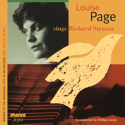 Front cover art for Louise Page sings Richard Strauss