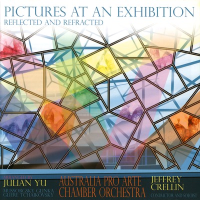 Front cover art for Pictures at an Exhibition: Reflected and Refracted