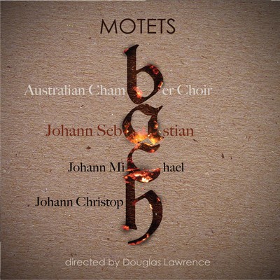 Front cover art for Bach Motets