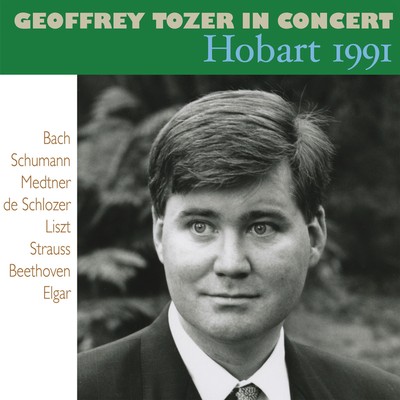 Front cover art for Geoffrey Tozer in Concert: Hobart 1991