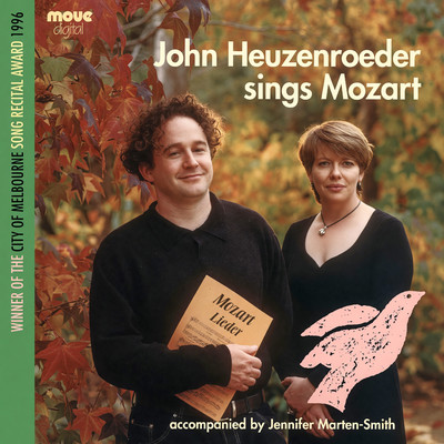 Front cover art for John Heuzenroeder sings Mozart