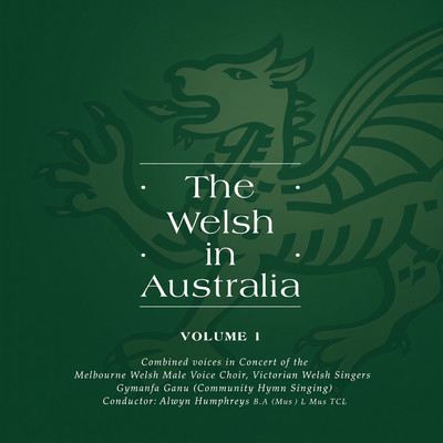 Front cover art for The Welsh in Australia, Volume 1