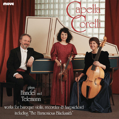 Front cover art for Capella Corelli Plays Handel and Telemann