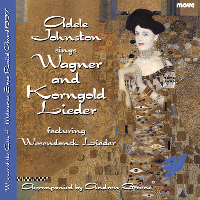 Front cover art for Adele Johnston sings Wagner and Korngold Lieder