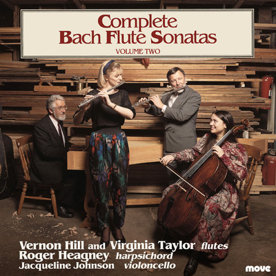 Front cover art for Complete Bach Flute Sonatas, Volume 2