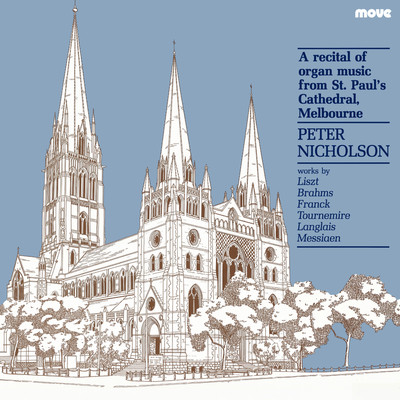 Front cover art for A Recital of organ music from St. Paul's Cathedral Melbourne