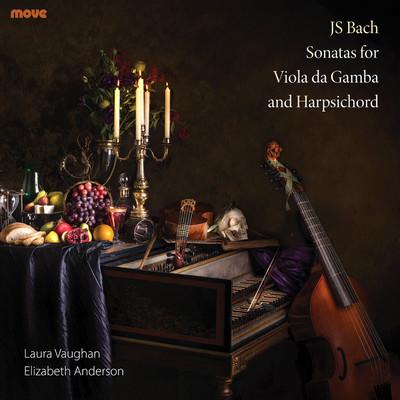 Front cover art for JS Bach Sonatas for Viola da Gamba and Harpsichord